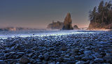 Sonnenuntergang am Ruby Beach von ARAMARK Parks & Destinations, c/o Get It Across Marketing & PR